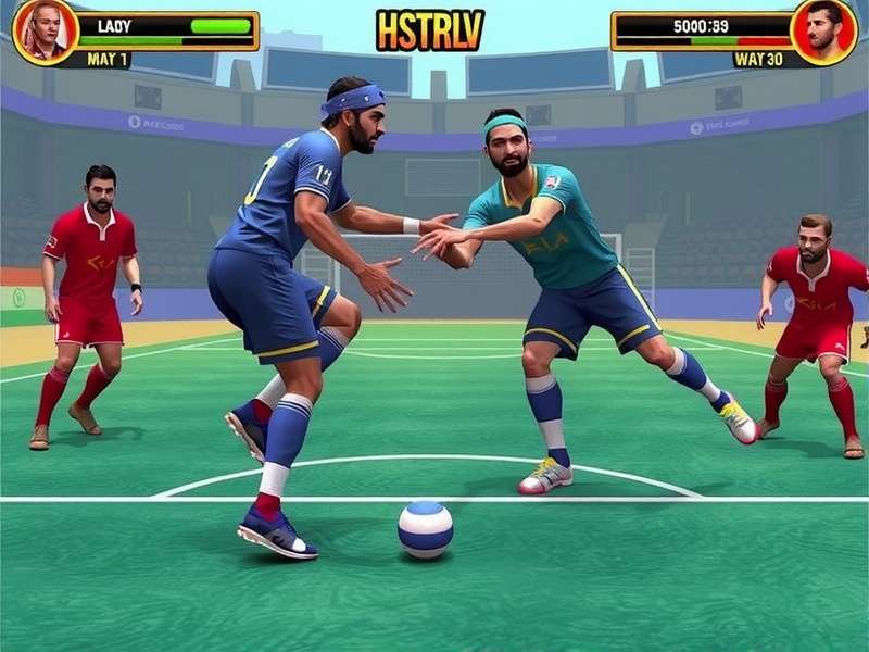 Intense Handball Action in Indian Stadiums Indian Handball Gladiators Gameplay